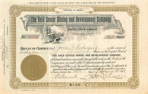 Gold Center Mining and Development Co. 